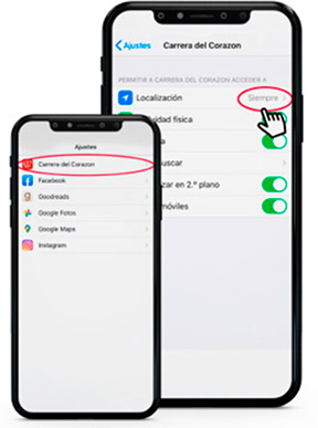 imágenes de moviles con la aplicacion